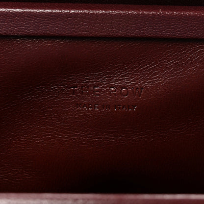 The Row Goatskin Amazon Clutch Burgundy 6 of 6