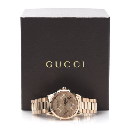 Gucci Stainless Steel 38mm G-Timeless Diamante Quartz Watch Rose 7 of 7