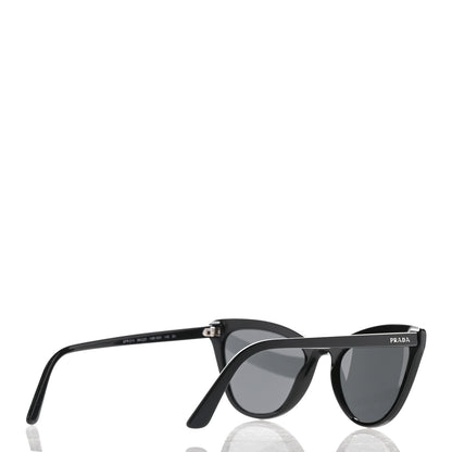 Prada Acetate Cat Eye Sunglasses SPR 01V Black 4 of 7
