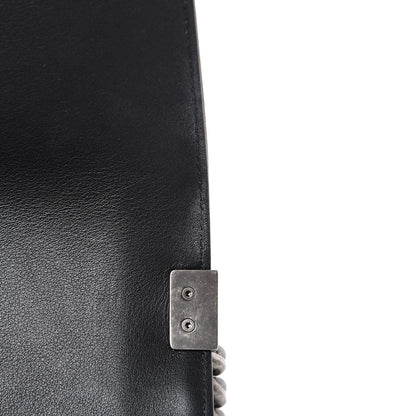Chanel Lambskin Quilted Medium Boy Flap Black 13 of 14