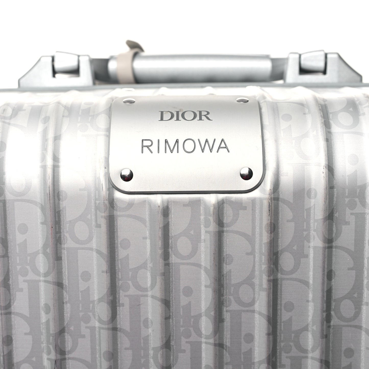 X RIMOWA Aluminum Gradient Cabin Luggage Silver