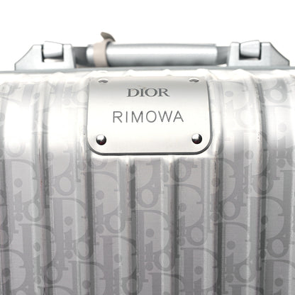 Christian Dior X RIMOWA Aluminum Gradient Cabin Luggage Silver 7 of 12