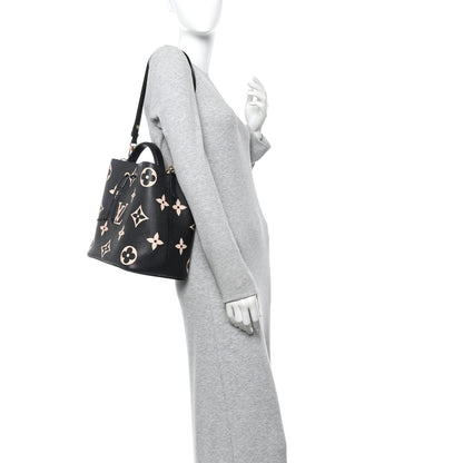 Louis Vuitton Empreinte Monogram Giant Neonoe Red Black Beige 2 of 10
