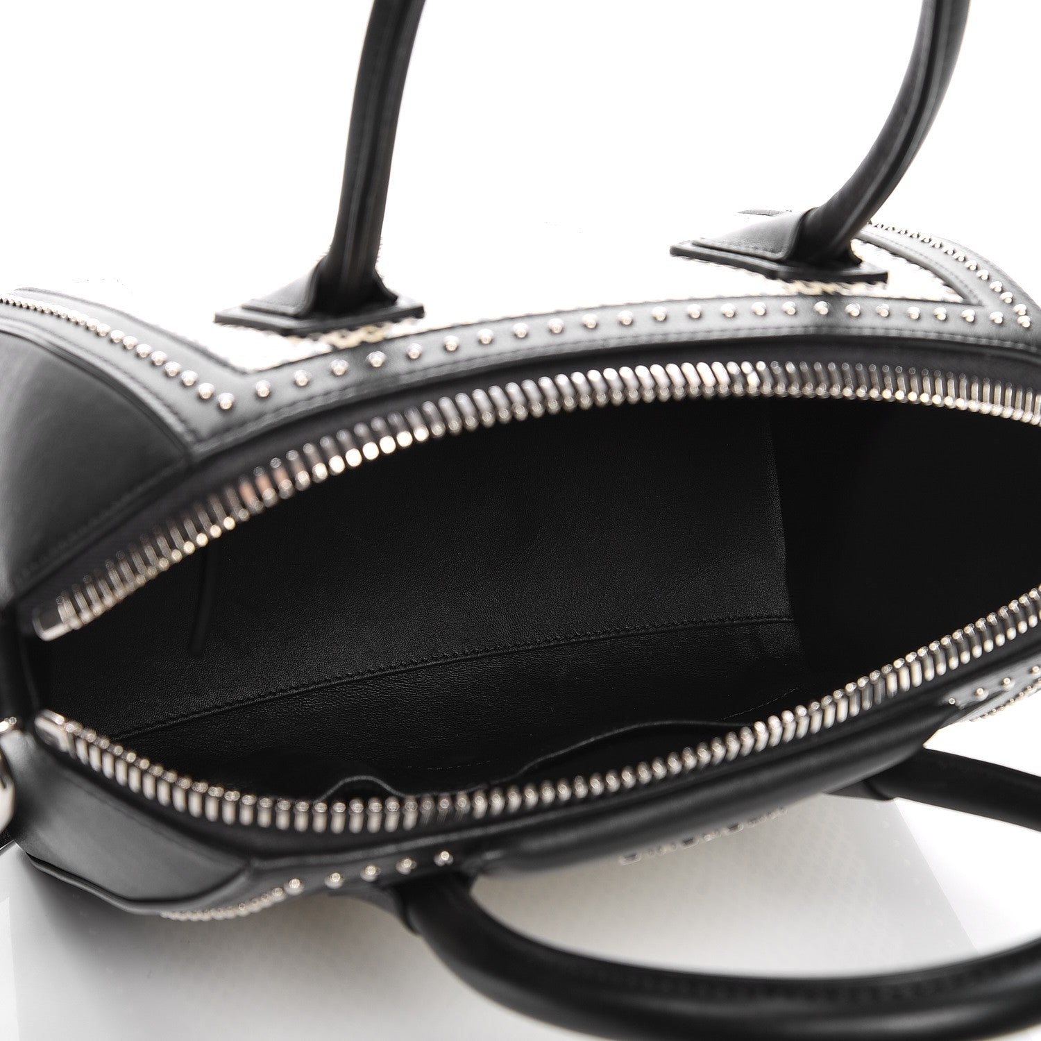 Givenchy Elaphe Calfskin Small Studded Antigona Black 6 of 10
