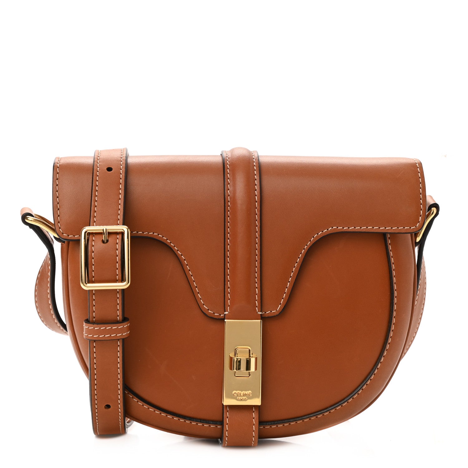 Celine Natural Calfskin Besace Small 16 Tan 1 of 7