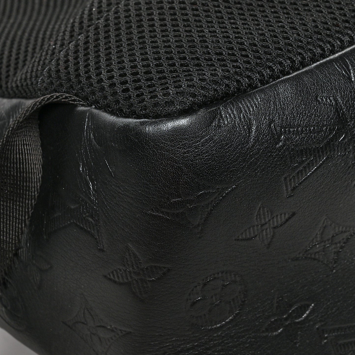 Calfskin Monogram Shadow Sprinter Backpack Black