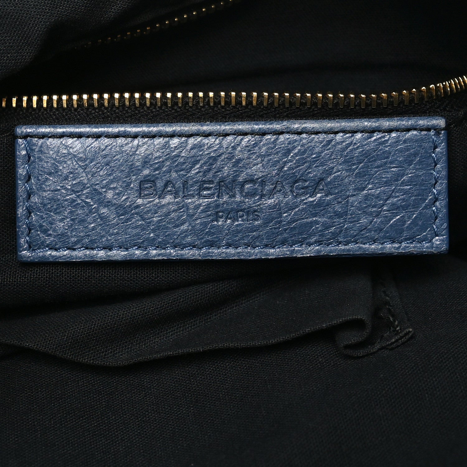 Balenciaga Agneau Giant 12 Gold Hardware Town Bleu Persan 7 of 11