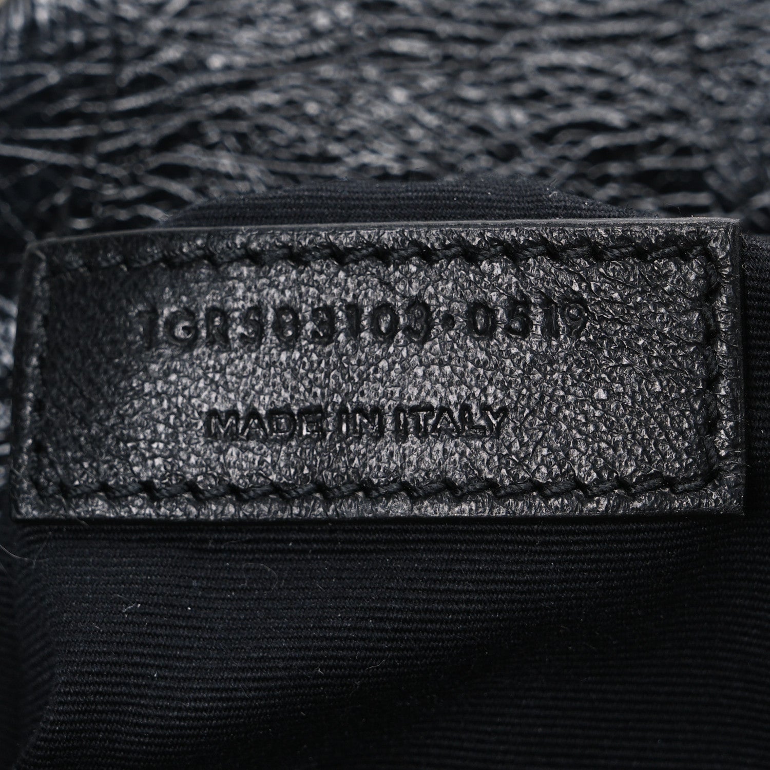 Saint Laurent Crinkled Calfskin Matelasse Monogram Niki Chain Wallet Black 7 of 10