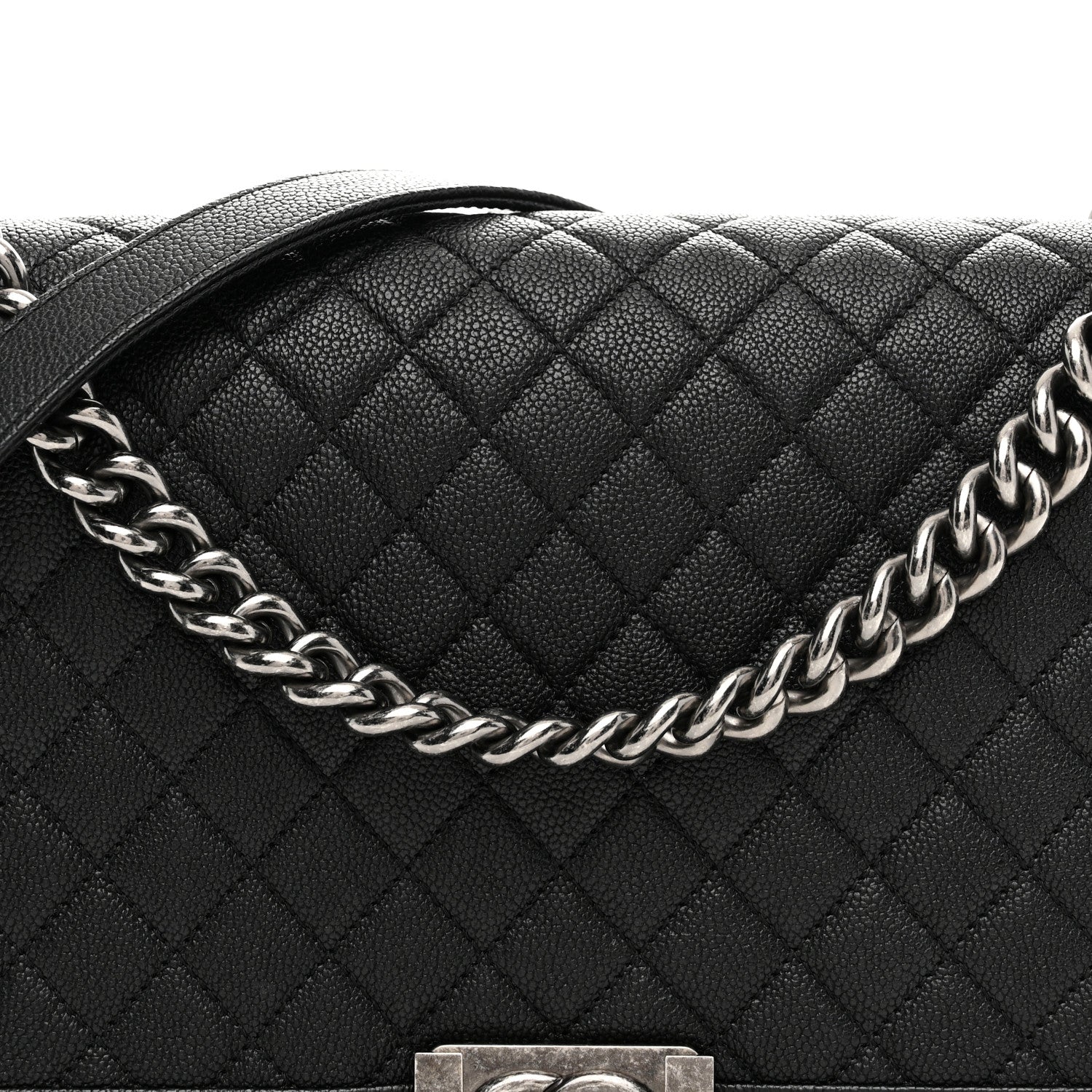 Chanel Caviar Quilted New Medium Boy Flap Black 8 of 10