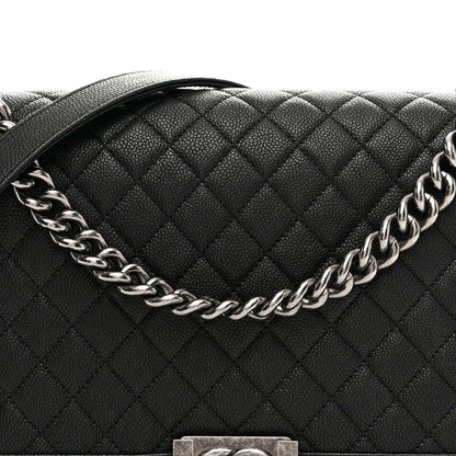 Chanel Caviar Quilted New Medium Boy Flap Black 8 of 10