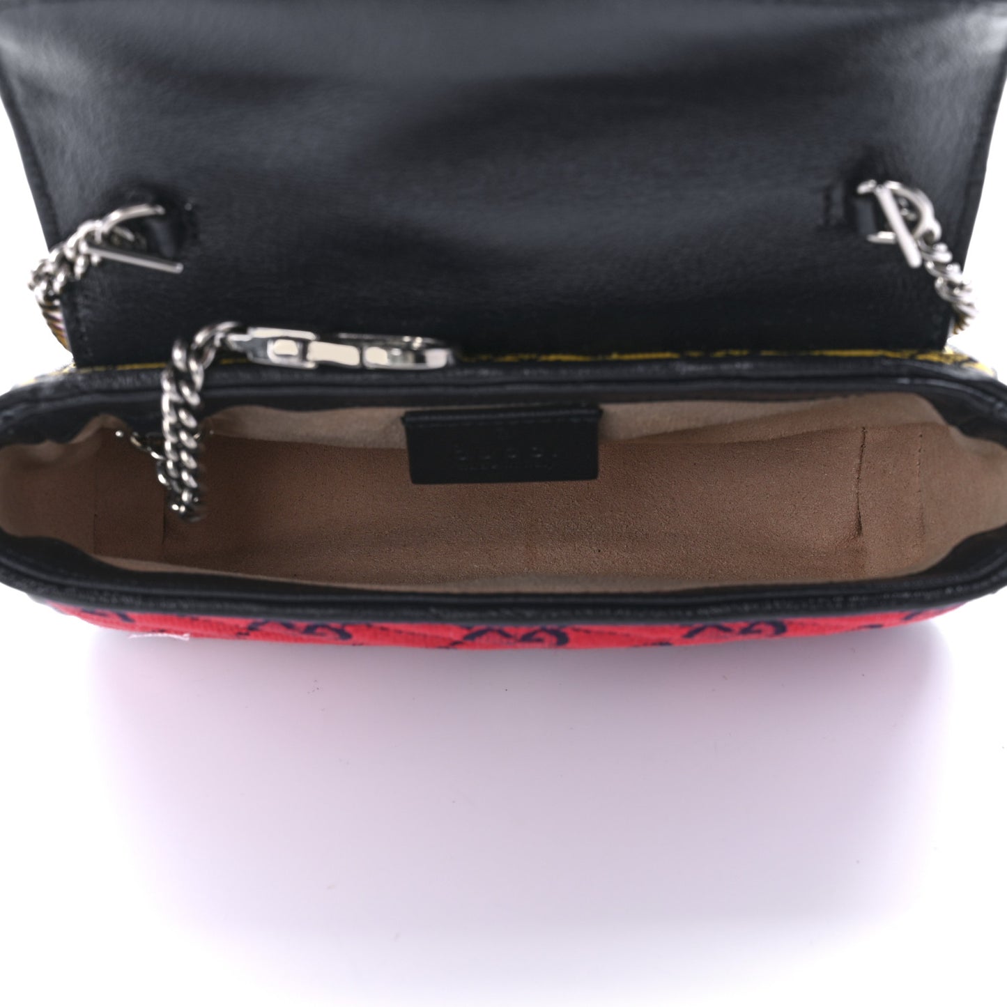 Monogram Multicolor Matelasse Diagonal Super Mini GG Marmont Shoulder Bag Pink Blue Red Yellow Green