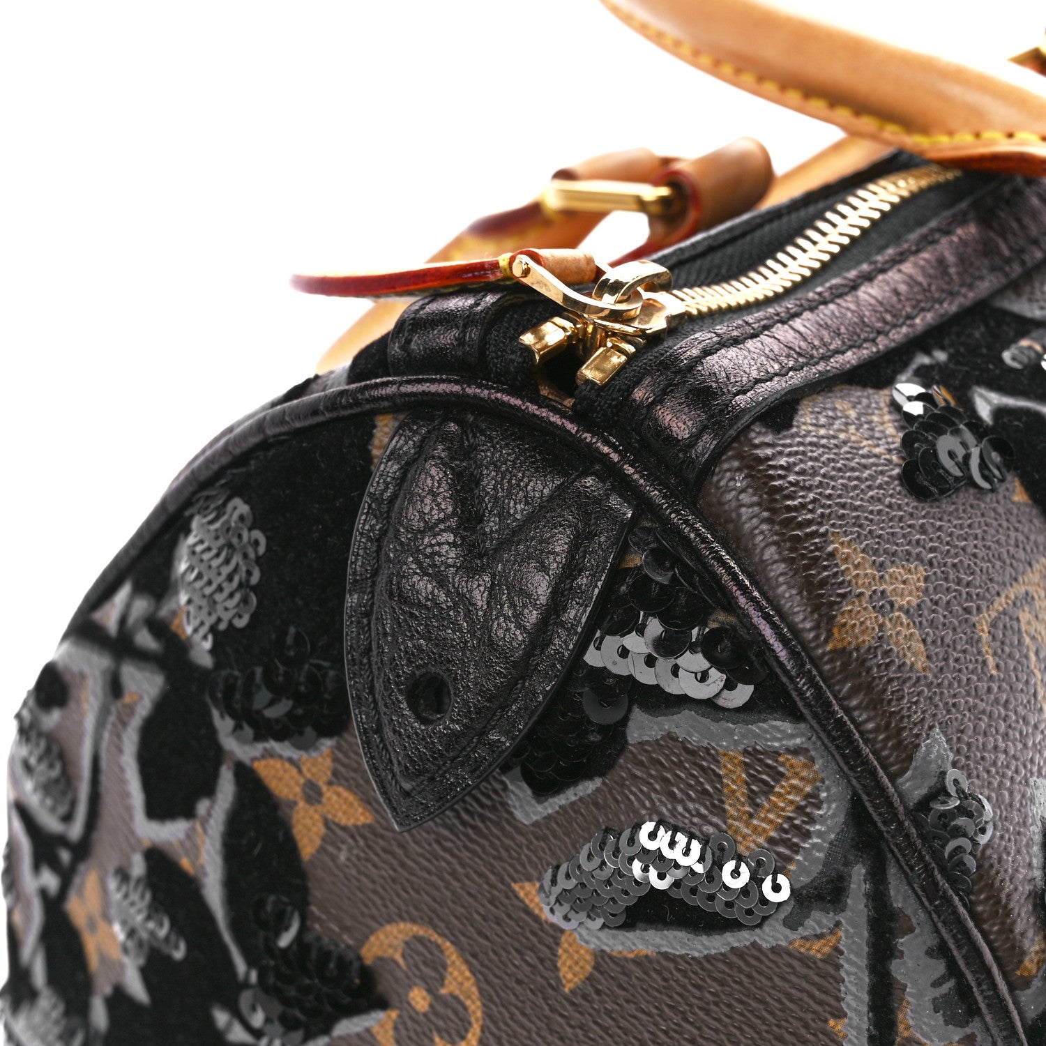 Louis Vuitton Monogram Fleur De Jais Sequins Speedy 30 14 of 15