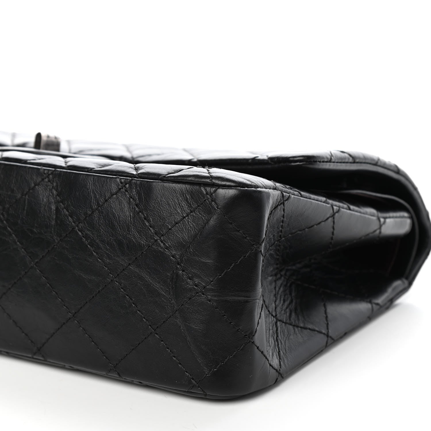 Chanel Aged Calfskin Quilted 2.55 Reissue 226 Flap Black 10 of 11