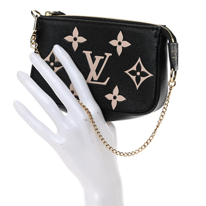 Louis Vuitton Empreinte Monogram Giant Mini Pochette Accessories Black 2 of 7