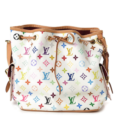 Louis Vuitton Monogram Multicolor Petit Noe White 1 of 11