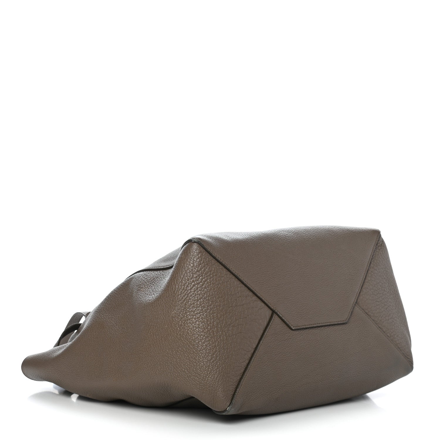 Celine Soft Grained Calfskin Small Belt Cabas Phantom Taupe 4 of 11