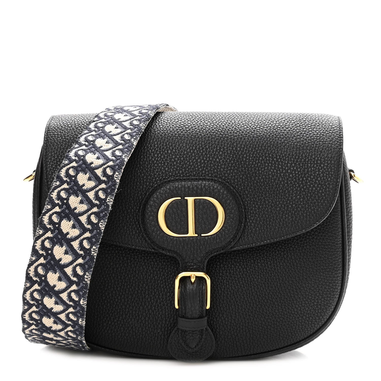 Christian Dior Grained Calfskin Large Bobby Flap Black 1 of 9