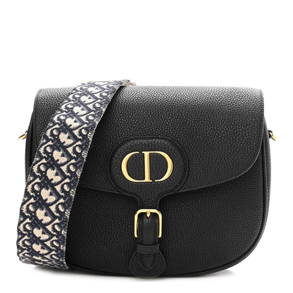 Christian Dior Grained Calfskin Large Bobby Flap Black 1 of 9