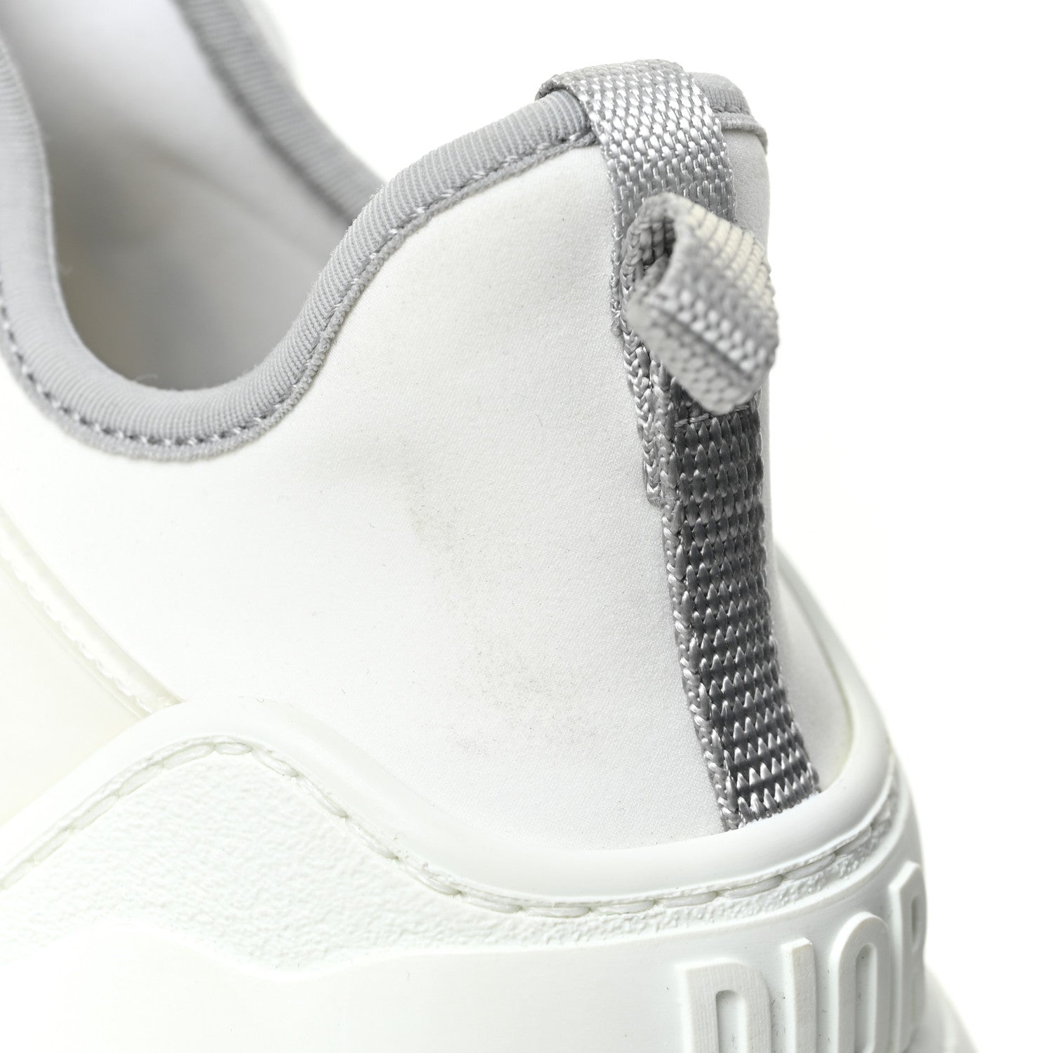 Christian Dior Neoprene Rubber Spatial Print Womens D-Connect Sneakers 38.5 White 15 of 15