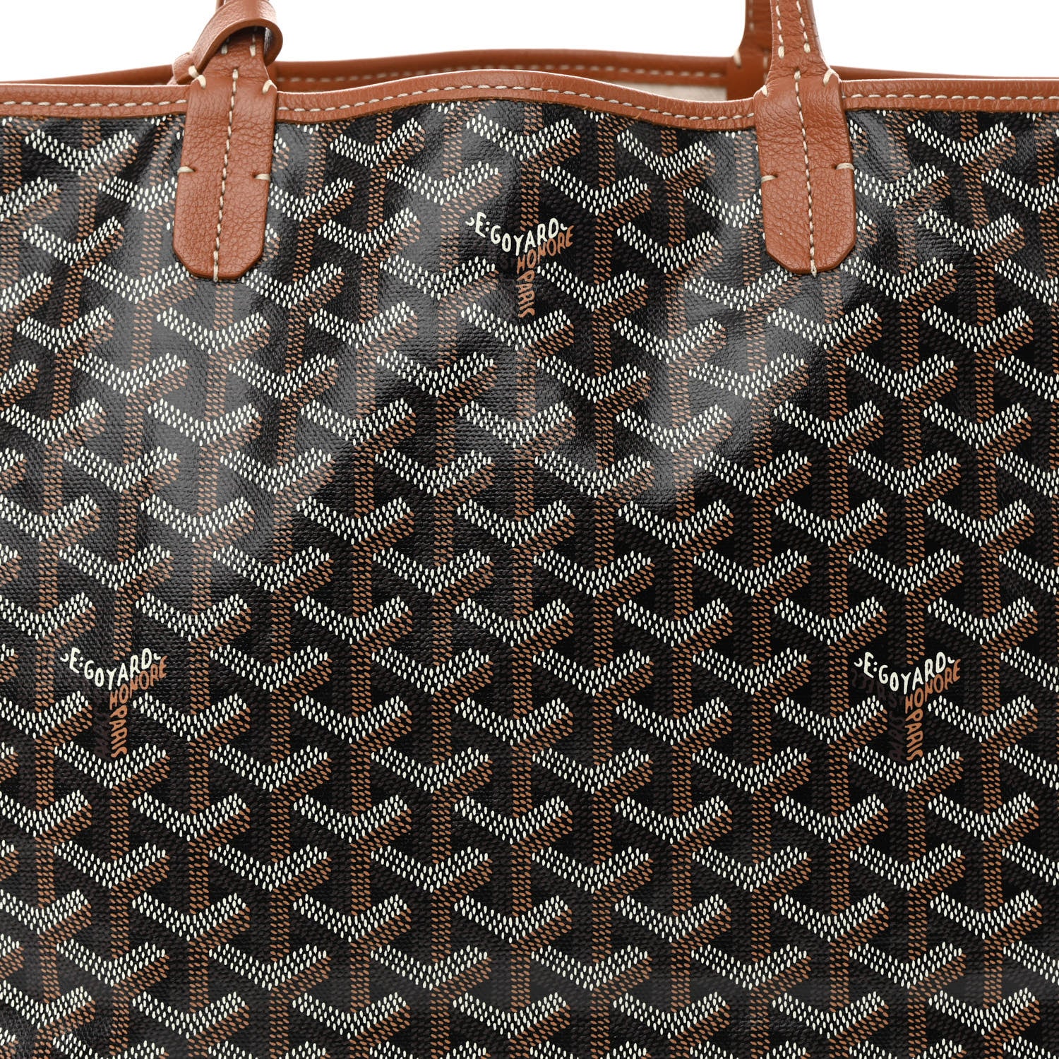 Goyard Goyardine Saint Louis PM Black Gold 9 of 15