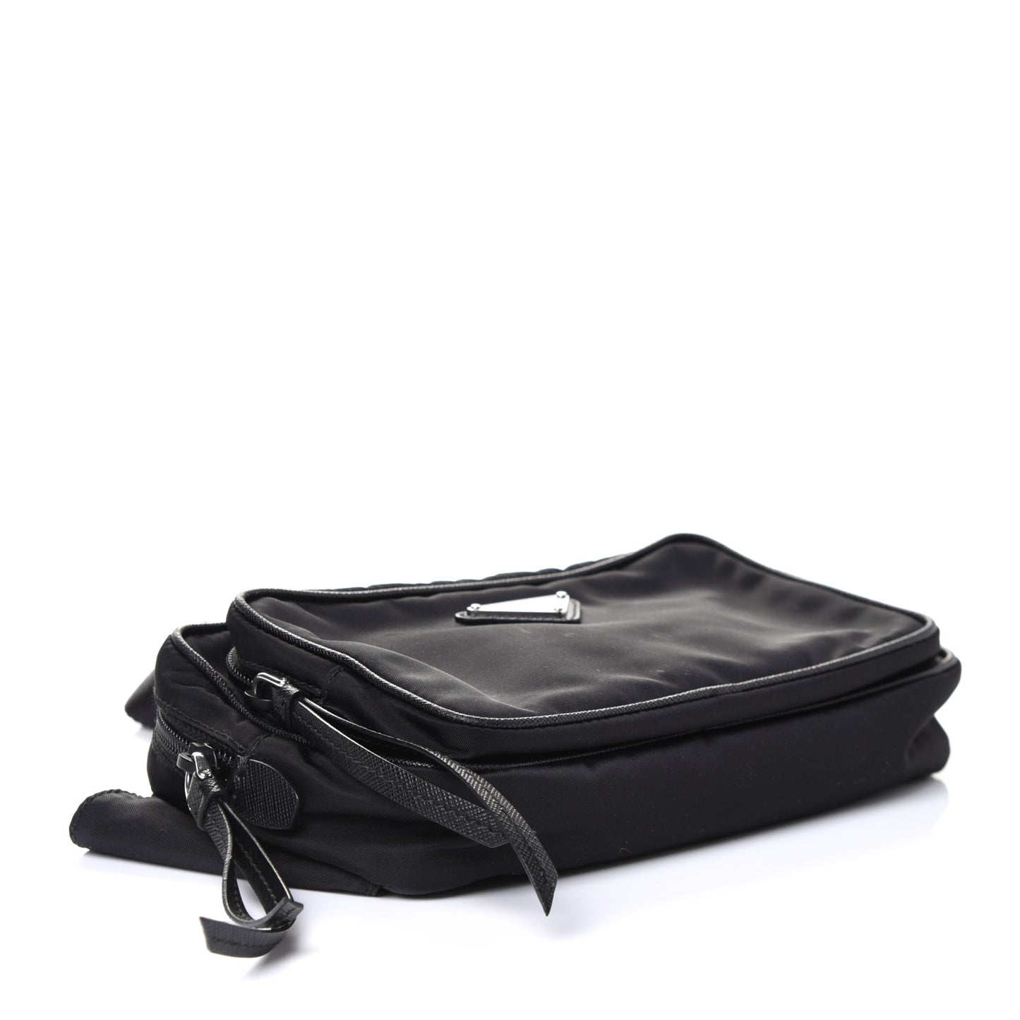Tessuto Nylon Saffiano Belt Bag Black