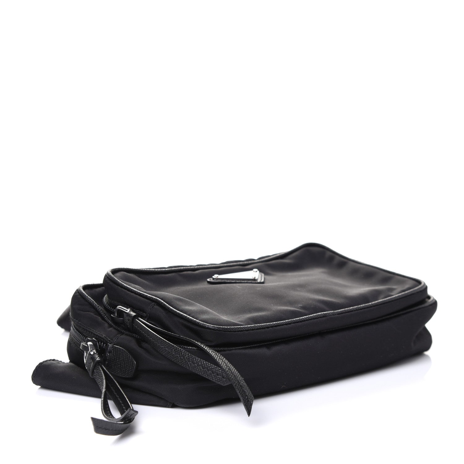 Prada Tessuto Nylon Saffiano Belt Bag Black 6 of 8