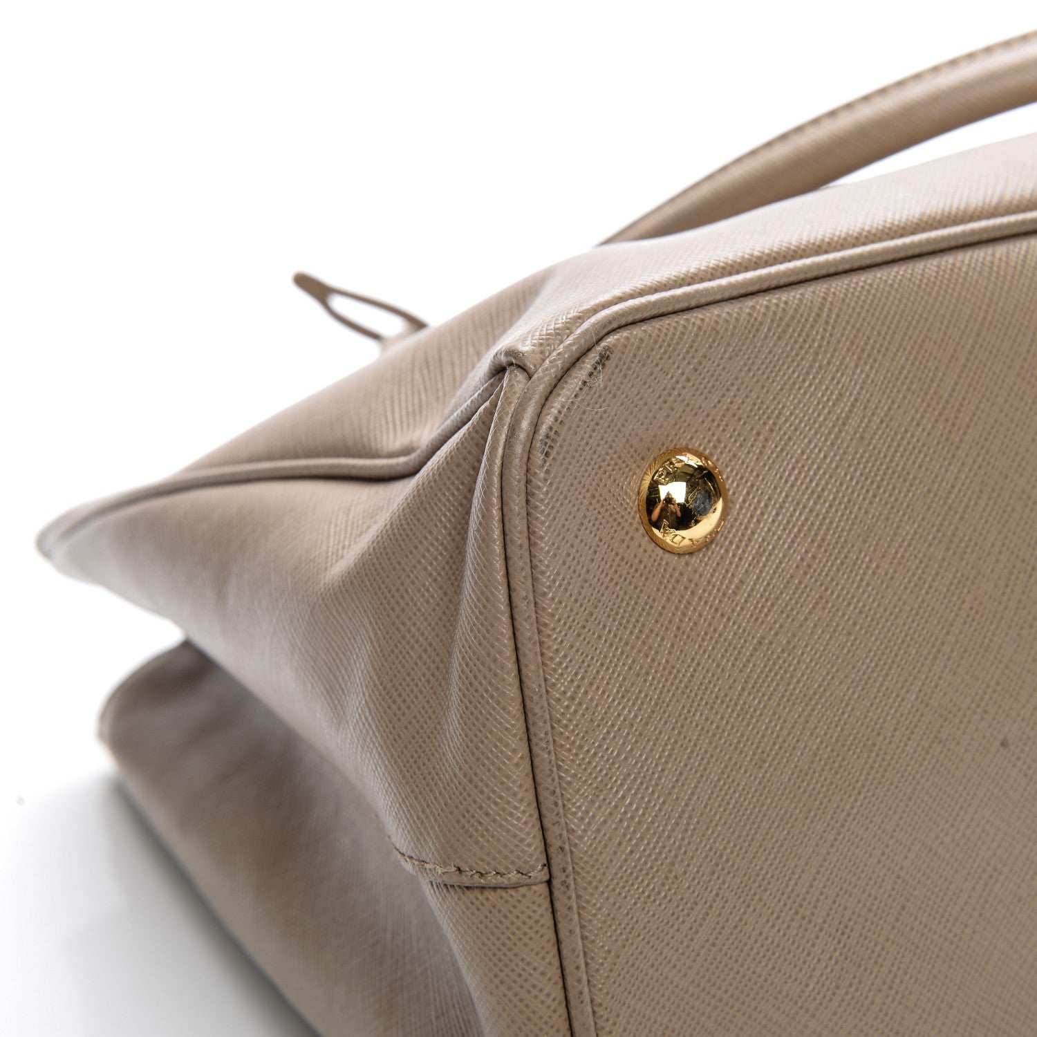 Prada Saffiano Lux Small Tote Argilla 9 of 12