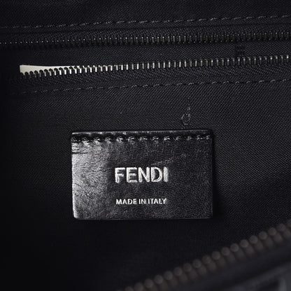 Fendi Vitello Century FF 1974 Embossed Belt Bag Black 6 of 7