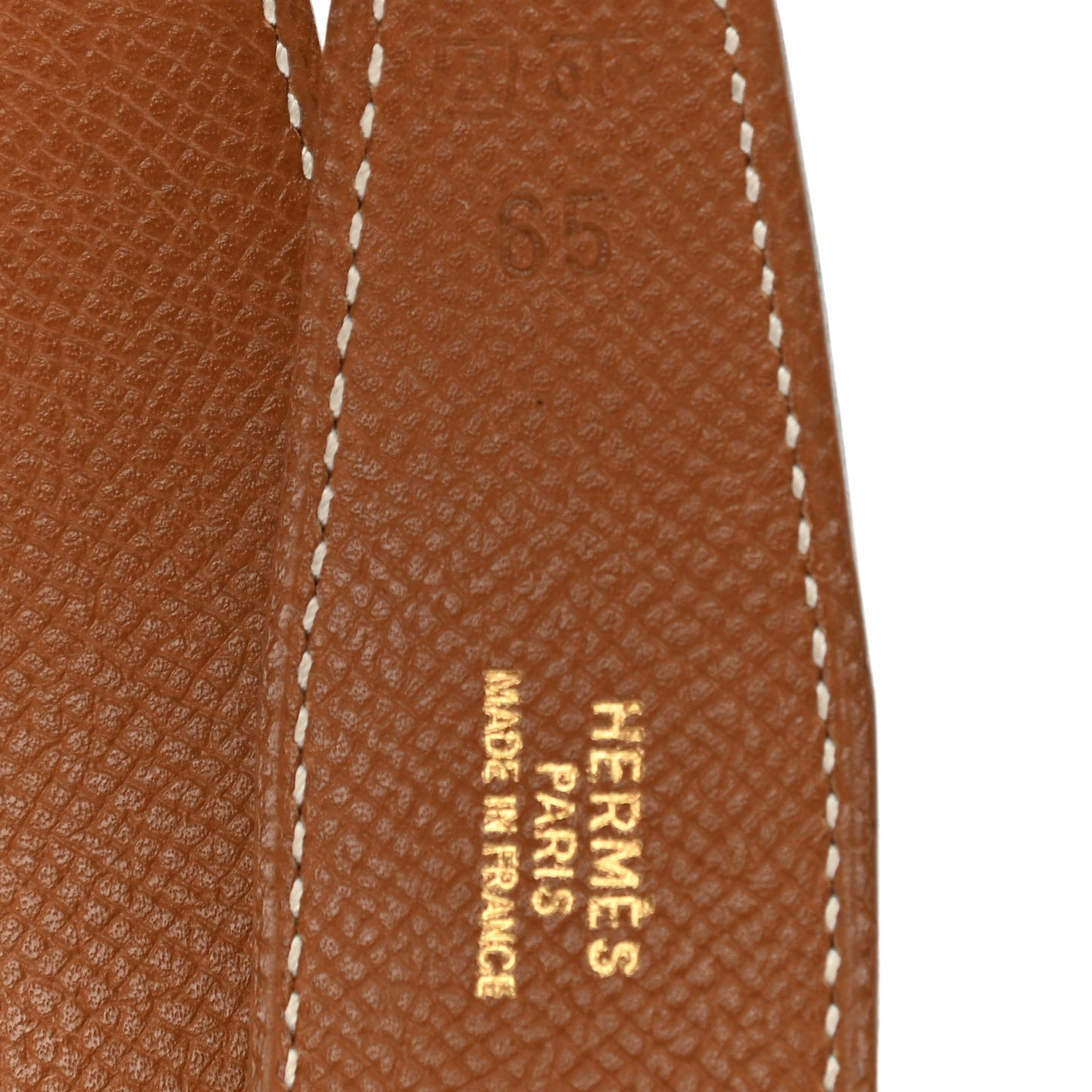 Ardennes Courchevel H Belt 65 Black Gold