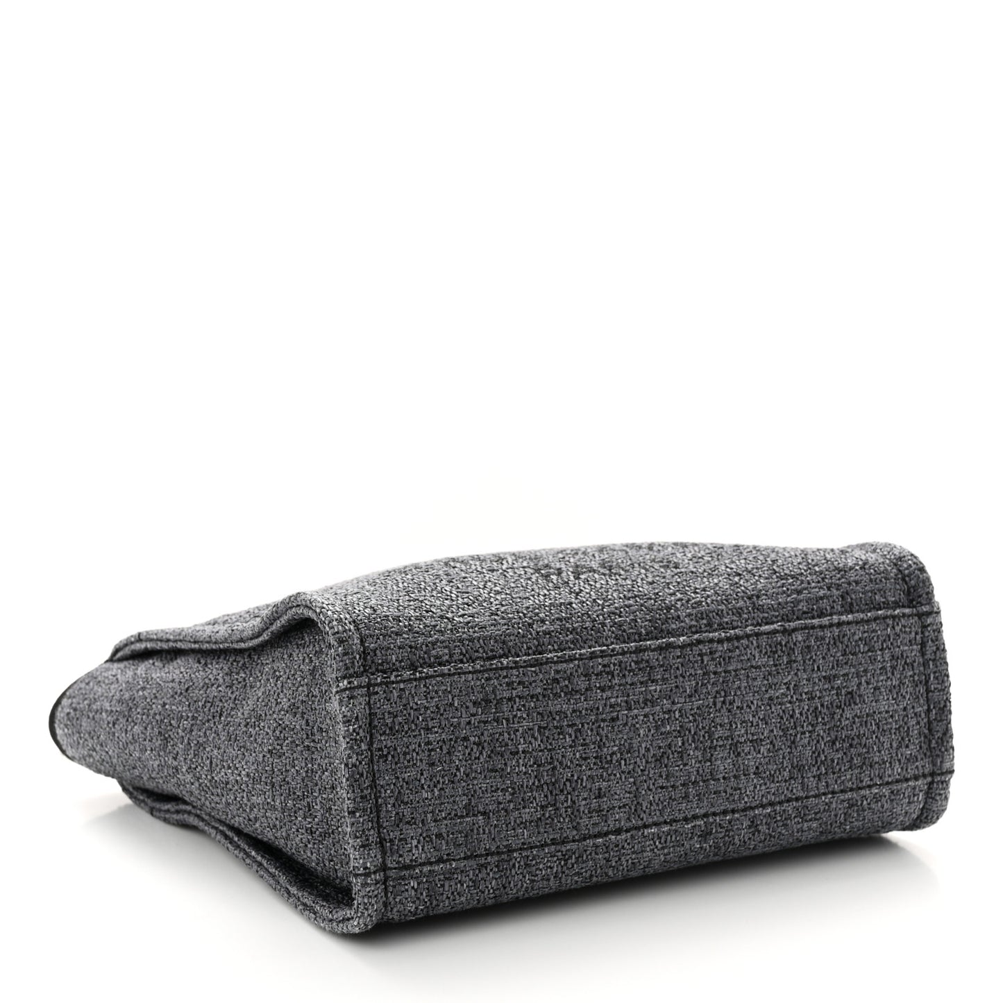 Lurex Boucle Mini Deauville Tote Black