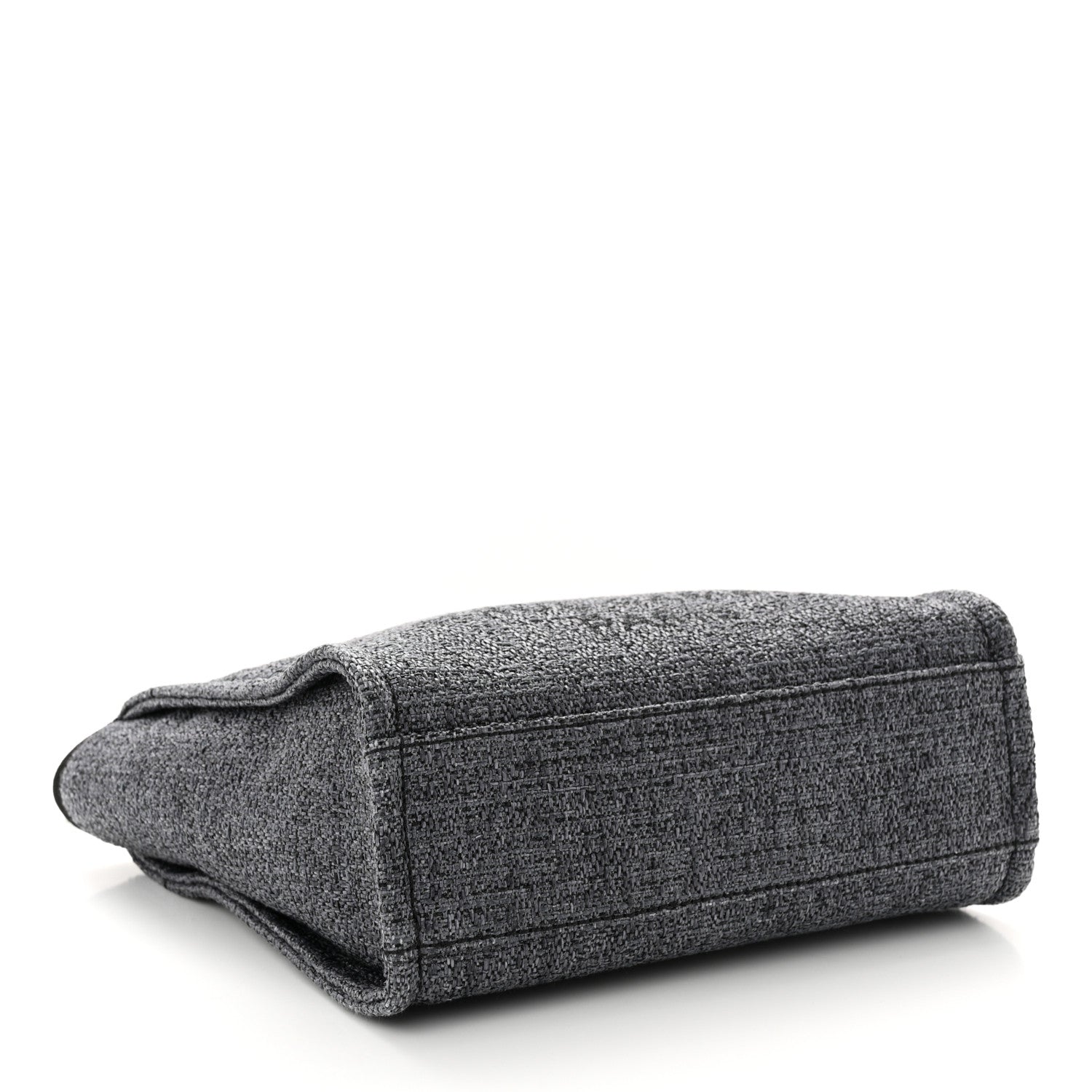 Chanel Lurex Boucle Mini Deauville Tote Black 4 of 11