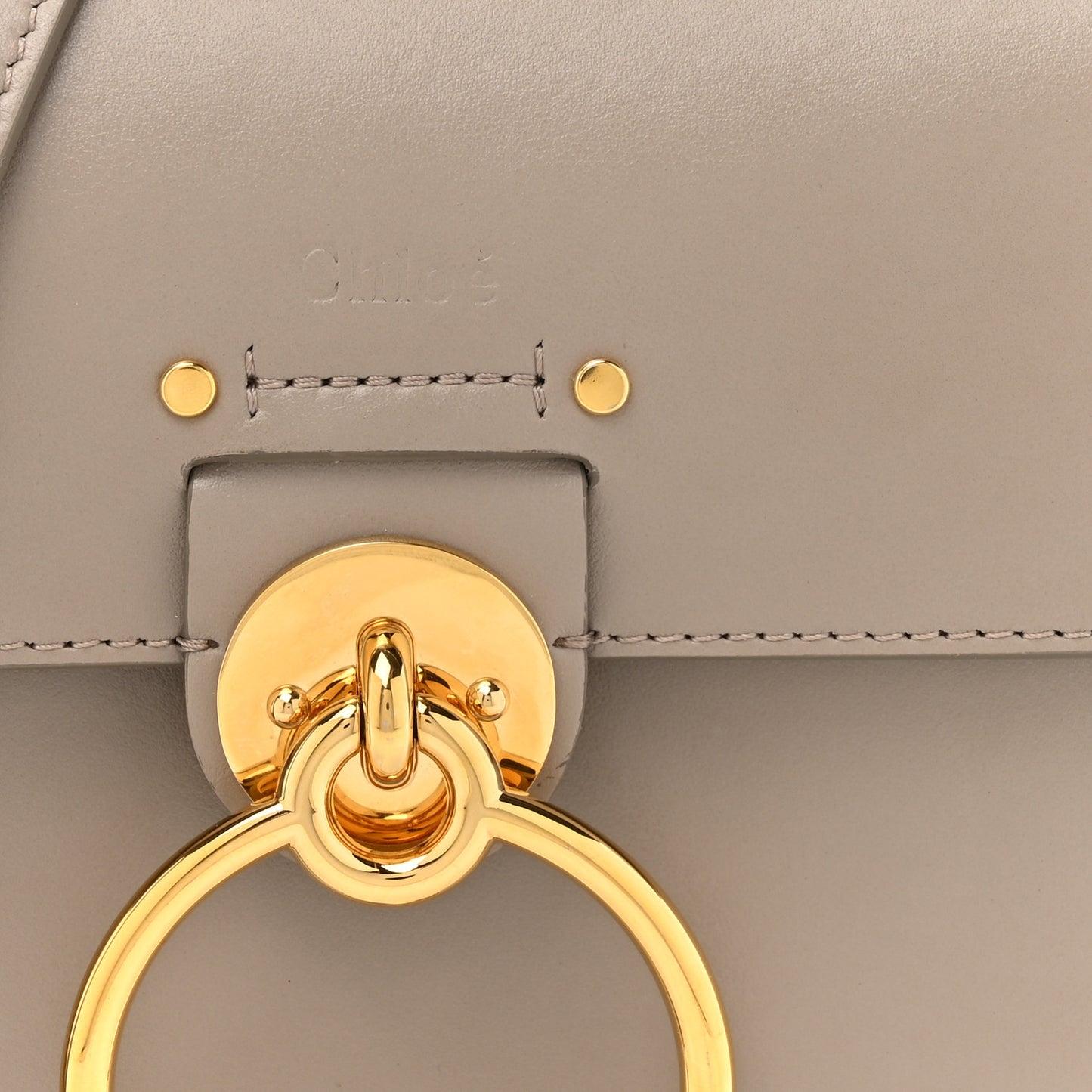 Calfskin Small Tess Bag Motty Grey