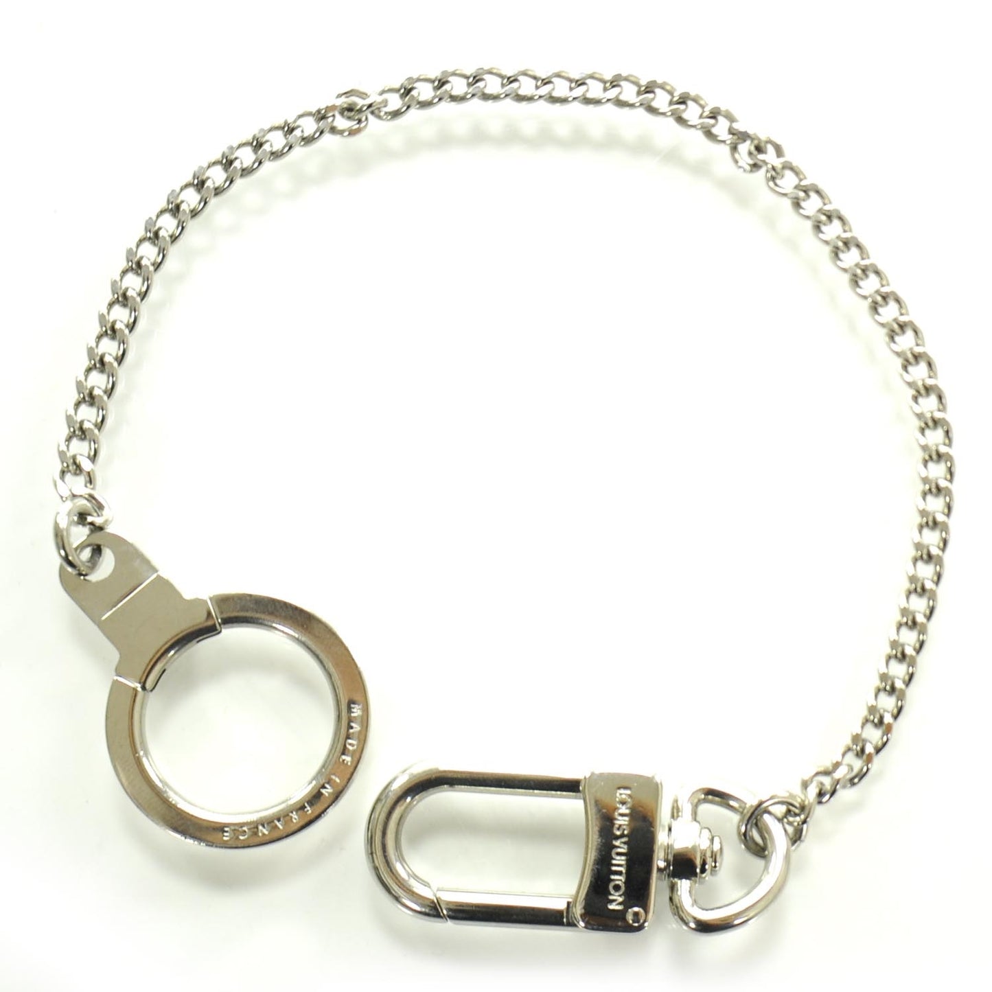 Pochette Extender Key Ring Chain Silver