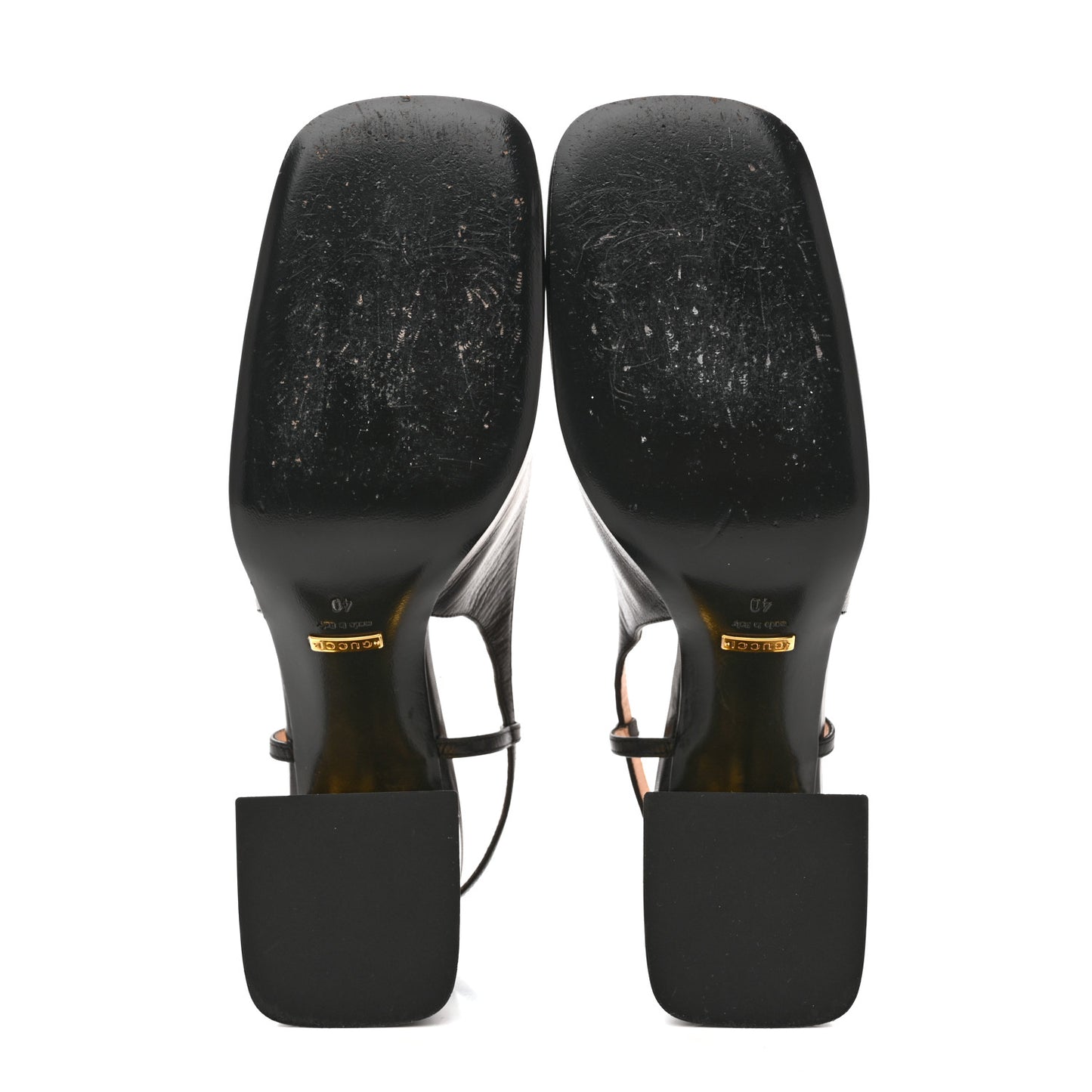 Malaga Kid Horsebit 75mm Slingback Pumps 40 Black