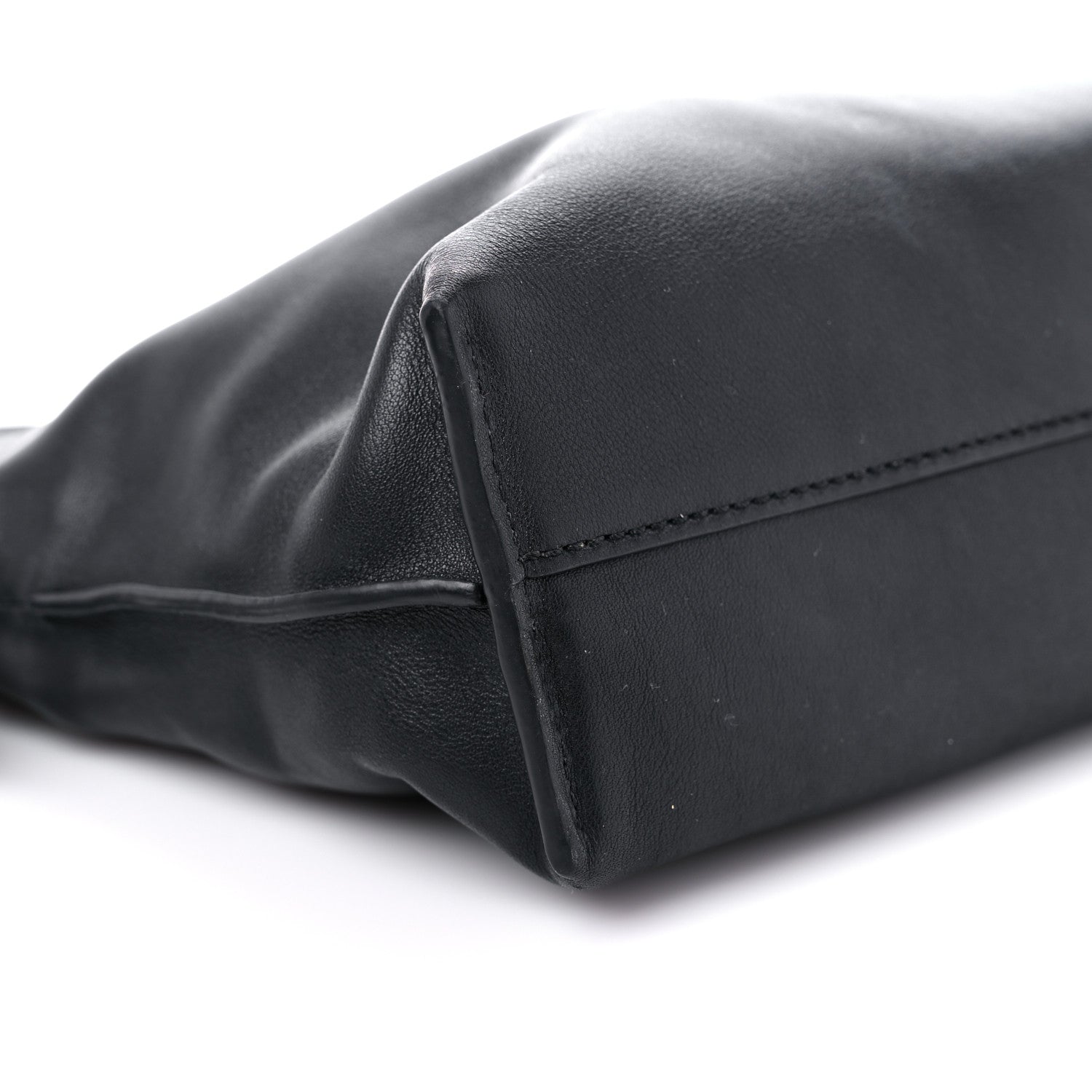 Loewe Nappa Calfskin Mini Flamenco Knot Clutch With Chain Black 6 of 9