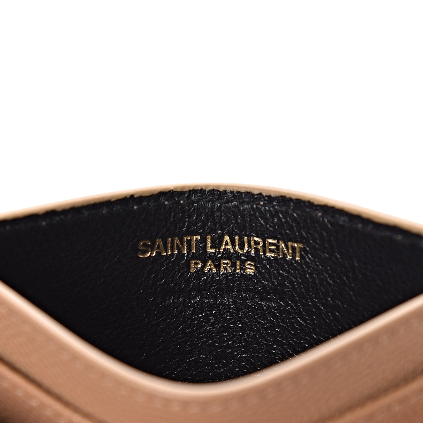 Grain De Poudre Matelasse Chevron Monogram Credit Card Case Cork