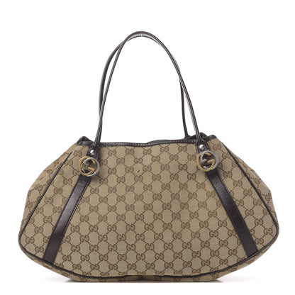 Gucci Monogram Medium GG Twins Shoulder Bag Brown 1 of 11