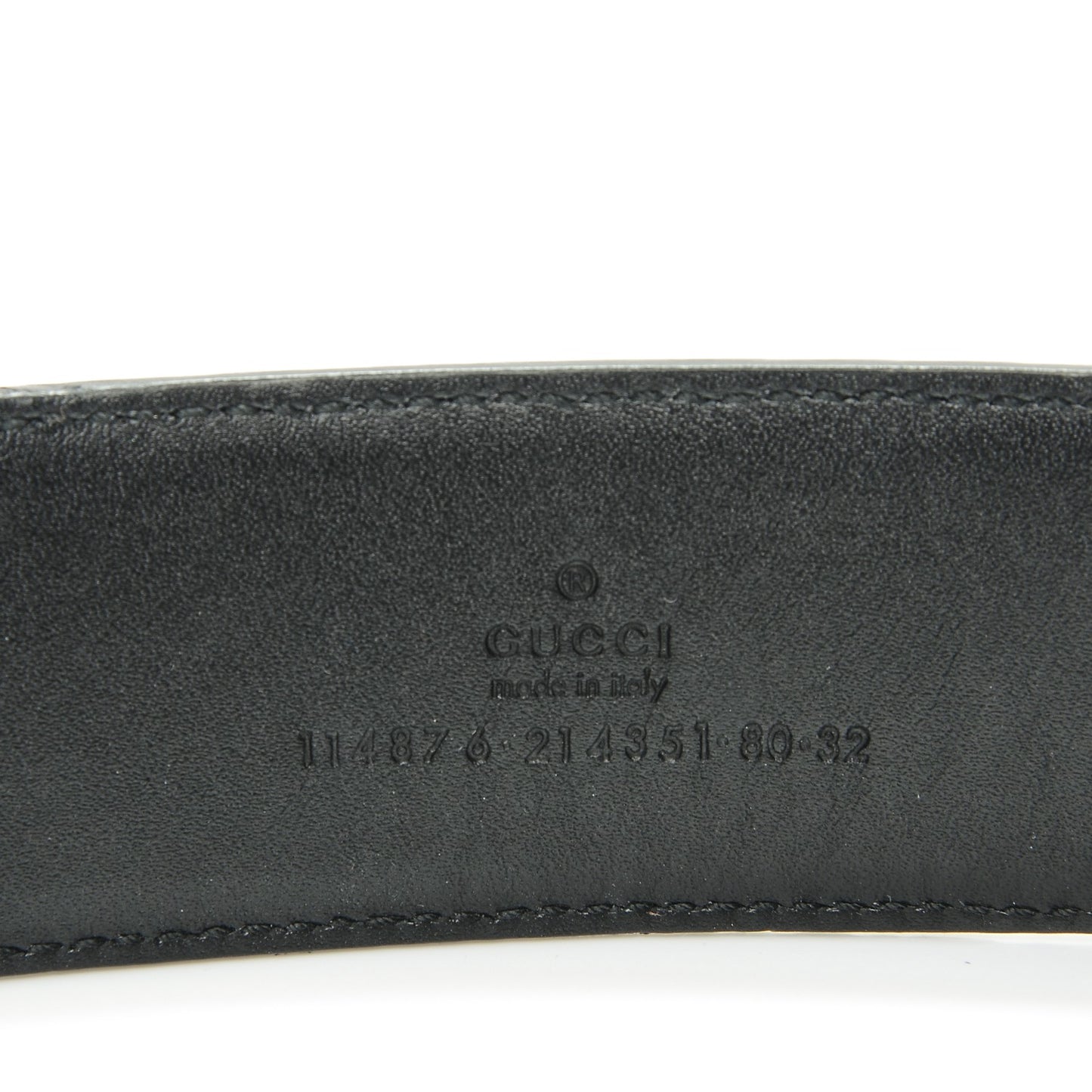 Python Interlocking G Belt 80 32 Black