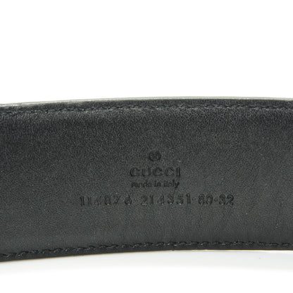 Gucci Python Interlocking G Belt 80 32 Black 8 of 8