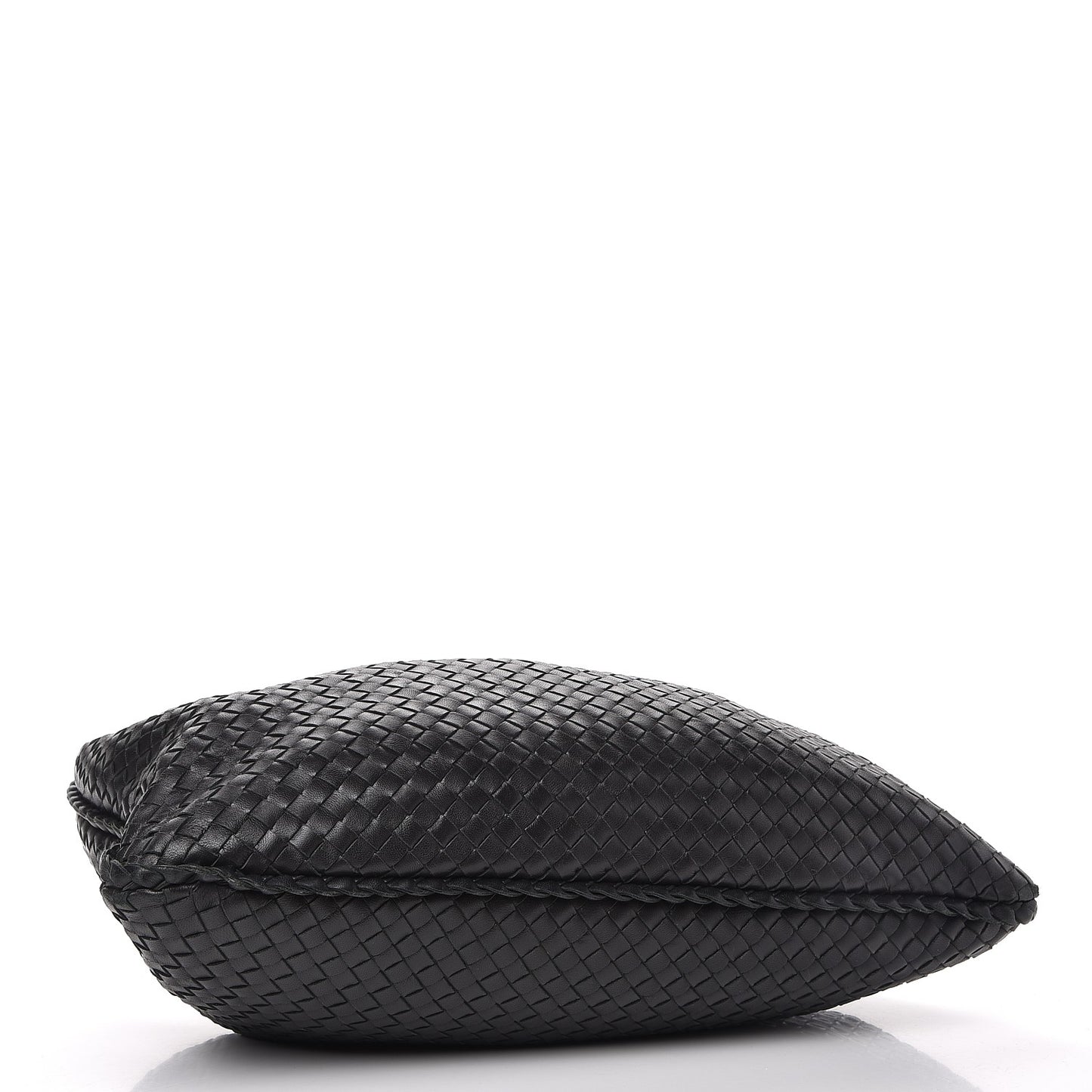 Nappa Intrecciato Large Veneta Hobo Black