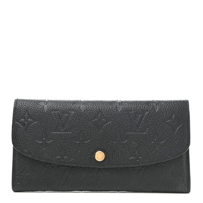 Louis Vuitton Empreinte Emilie Wallet Black Dune 1 of 7