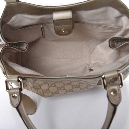 Gucci Guccissima Medium Sukey Tote Champagne 5 of 12
