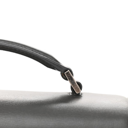 Saint Laurent Smooth Calfskin Suede Medium Bellechasse Grey 13 of 16