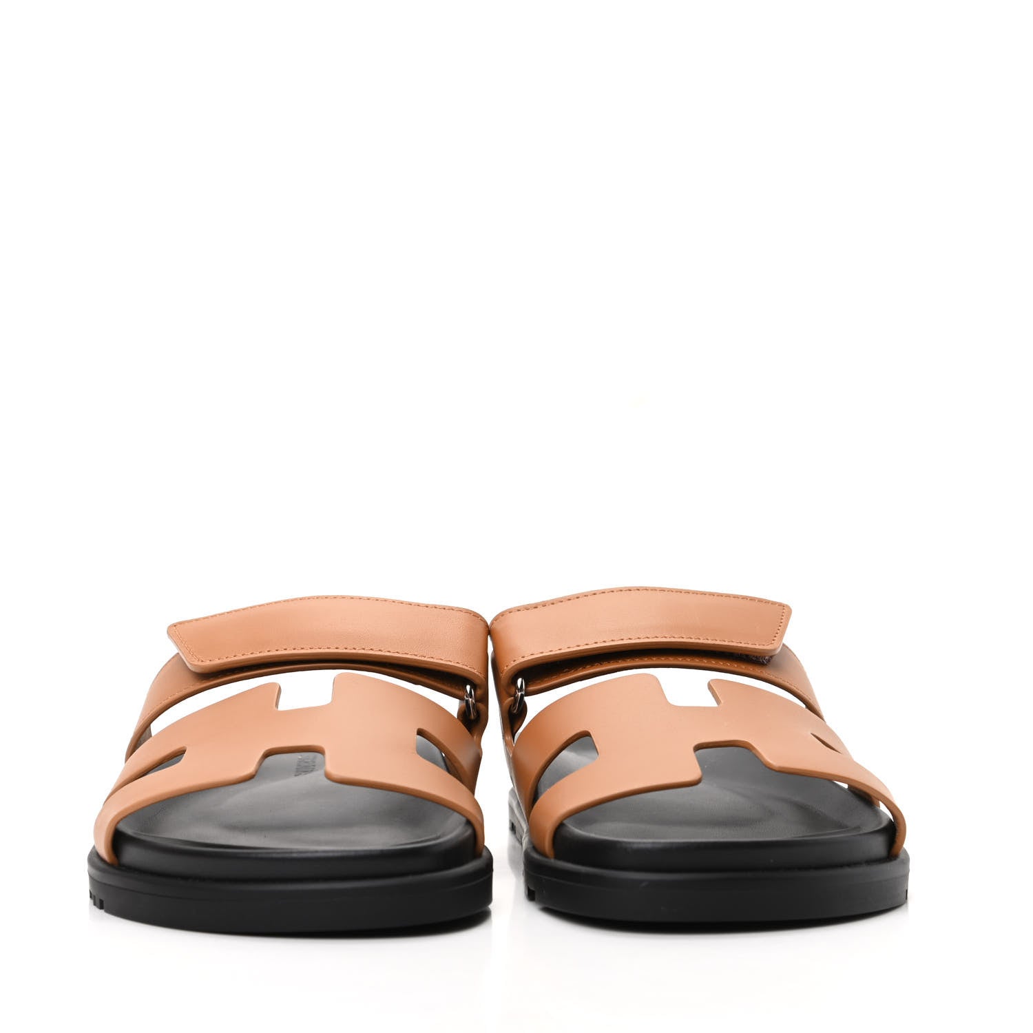 Hermes Calfskin Womens Chypre Sandals 36 Gold 2 of 9
