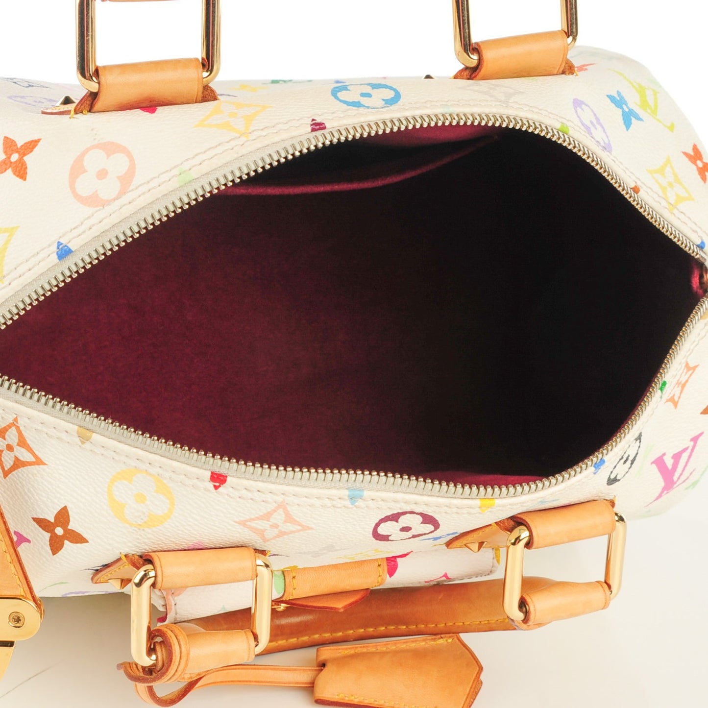 Monogram Multicolor Speedy 30 White
