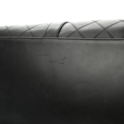 Chanel Calfskin Stitched CC Boston Black 11 of 12