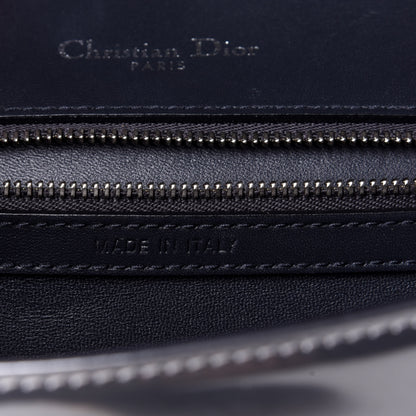 Christian Dior Metallic Patent Micro-Cannage Medium Diorama Flap Bag Silver 7 of 9