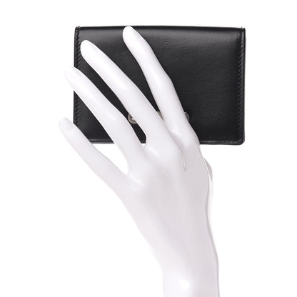 Saint Laurent Smooth Calfskin Business Card Case Black 2 of 9