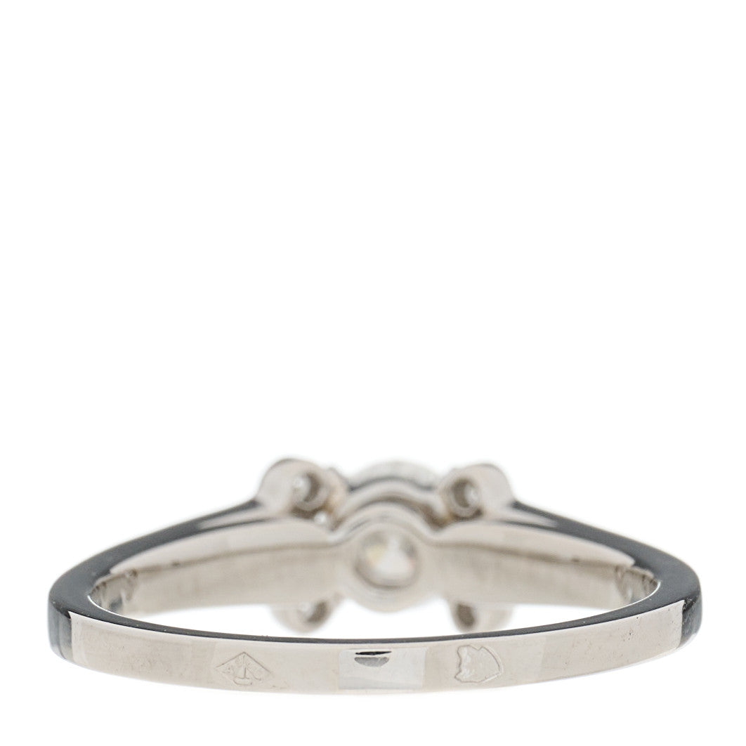 Cartier Platinum Diamond .30ct Ballerine Solitaire Engagement Ring 47 4 3 of 4