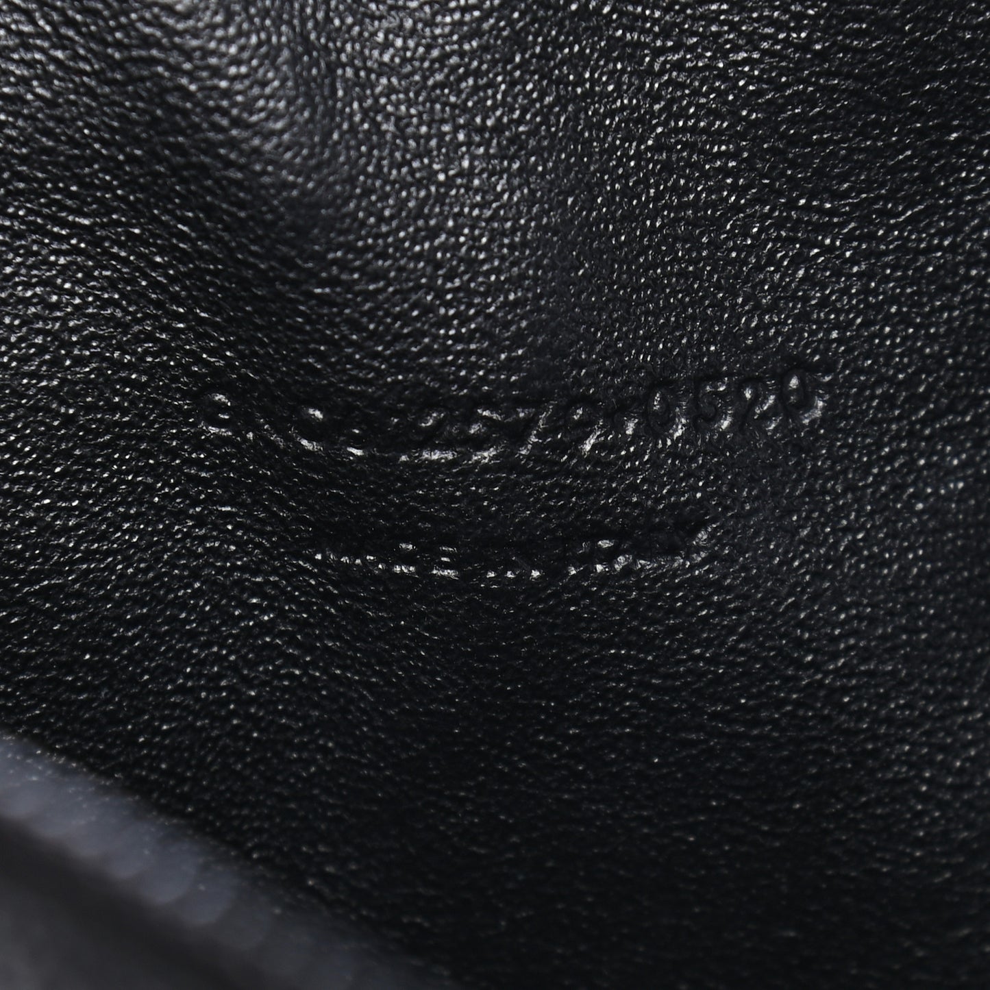 Grain De Poudre Matelasse Monogram Mini Lou Camera Bag Black